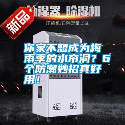 你家不想成為梅雨季的水簾洞？6個(gè)防潮妙招真好用！