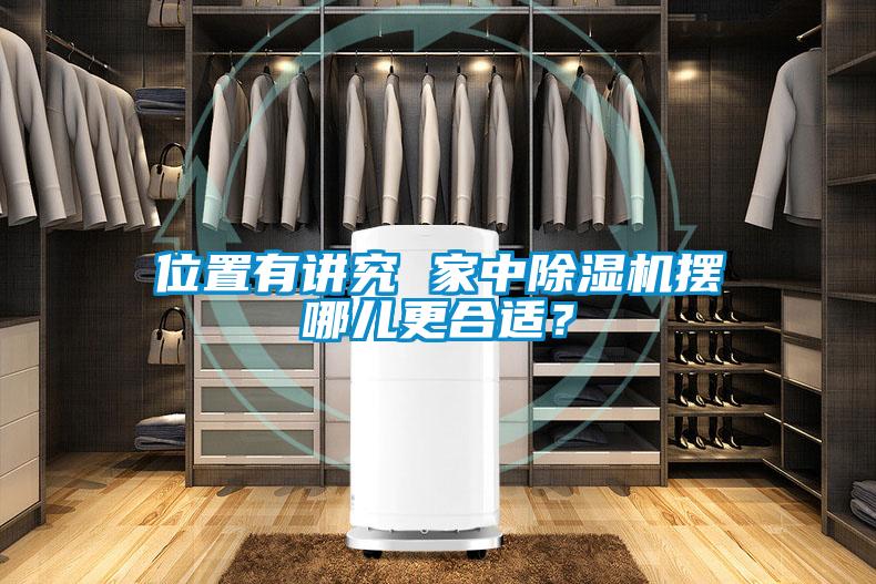 位置有講究 家中除濕機(jī)擺哪兒更合適？