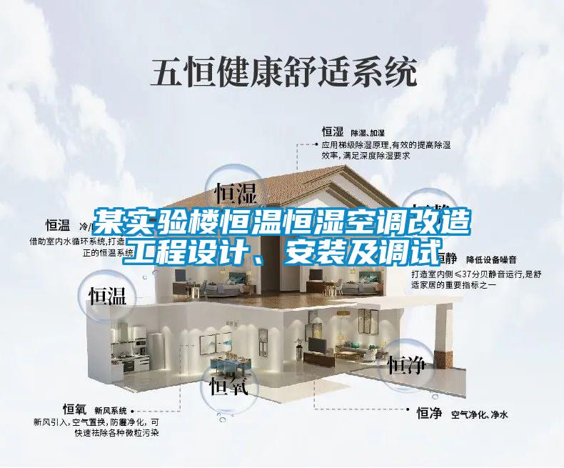 某實驗樓恒溫恒濕空調(diào)改造工程設計、安裝及調(diào)試
