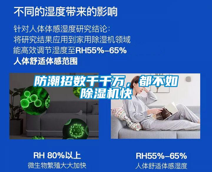 防潮招數(shù)千千萬，都不如除濕機快