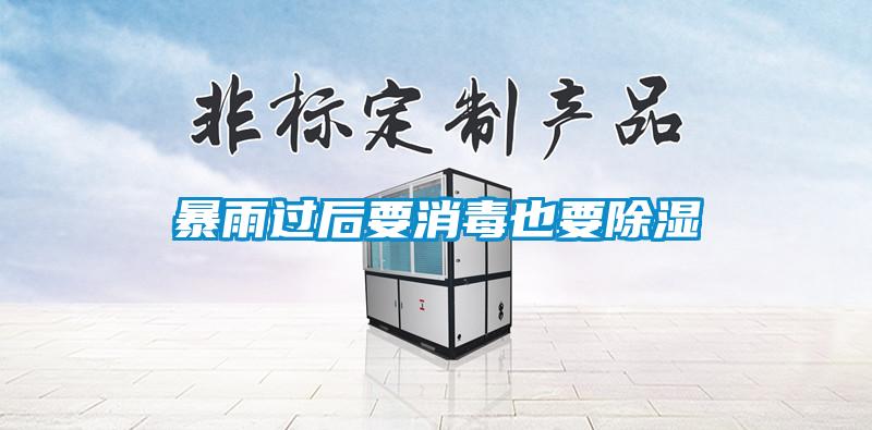 暴雨過(guò)后要消毒也要除濕