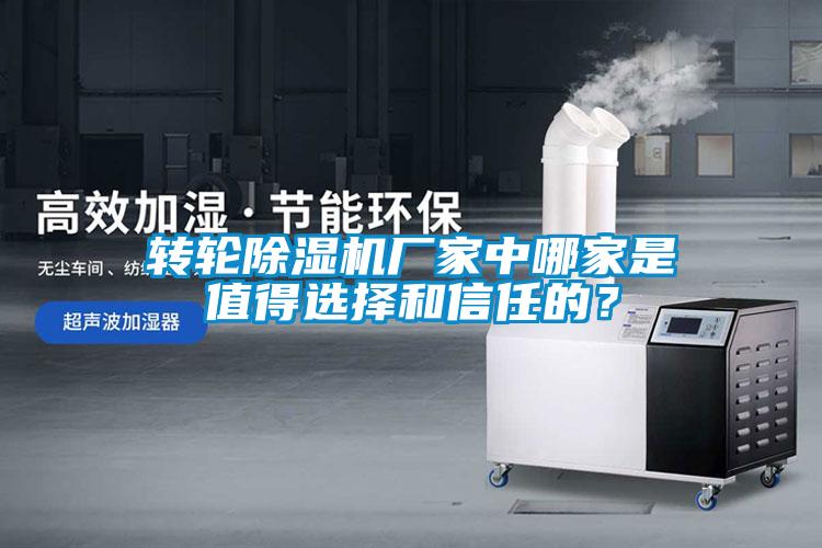 轉輪除濕機廠家中哪家是值得選擇和信任的？