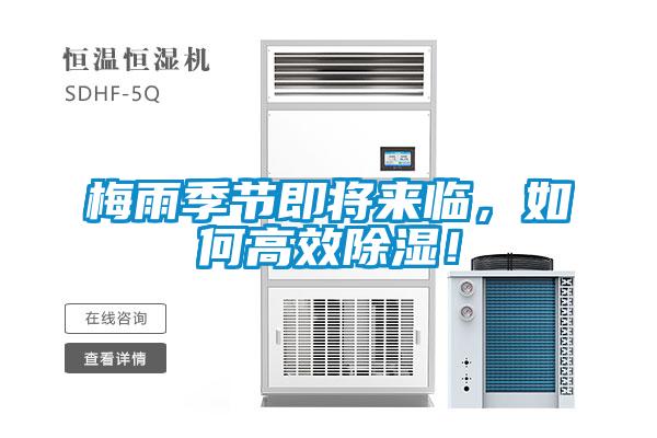 梅雨季節(jié)即將來臨，如何高效除濕！