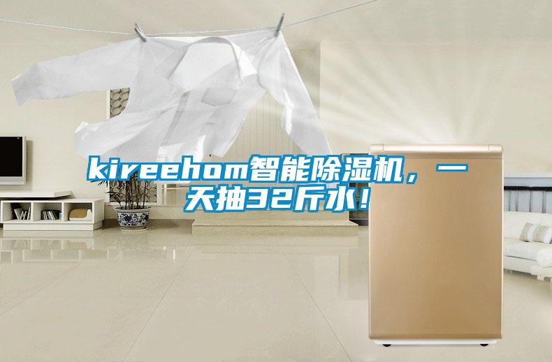 kireehom智能除濕機，一天抽32斤水！