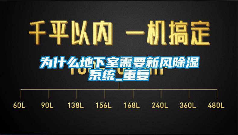 為什么地下室需要新風除濕系統(tǒng)_重復
