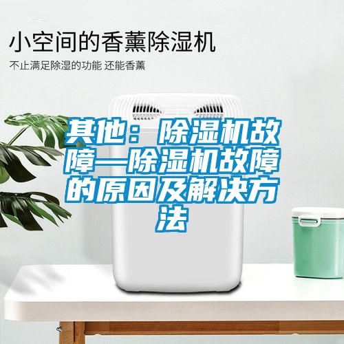 其他：除濕機(jī)故障—除濕機(jī)故障的原因及解決方法