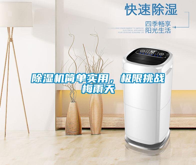 除濕機(jī)簡單實(shí)用，極限挑戰(zhàn)梅雨天