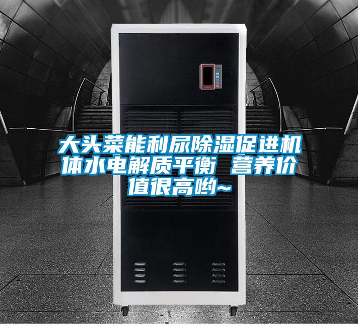 大頭菜能利尿除濕促進機體水電解質平衡 營養(yǎng)價值很高喲~