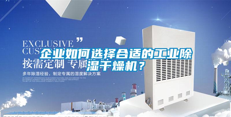 企業如何選擇合適的工業除濕干燥機？