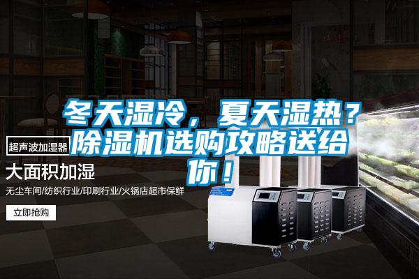 冬天濕冷，夏天濕熱？除濕機選購攻略送給你！