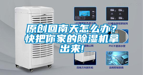 原創回南天怎么辦？快把你家的除濕機拿出來!