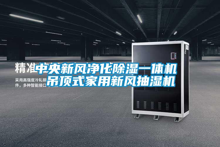 中央新風(fēng)凈化除濕一體機(jī) 吊頂式家用新風(fēng)抽濕機(jī)