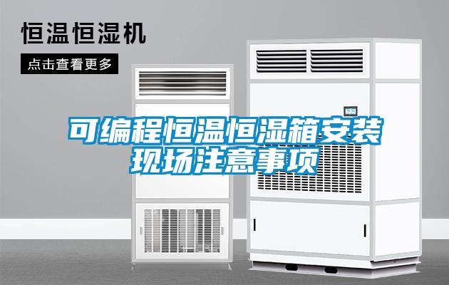 可編程恒溫恒濕箱安裝現(xiàn)場注意事項