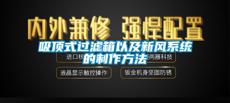 吸頂式過濾箱以及新風系統(tǒng)的制作方法