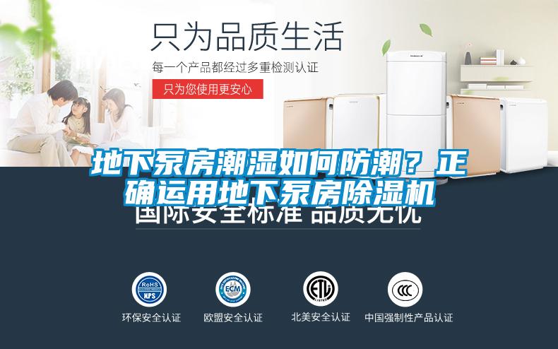 地下泵房潮濕如何防潮？正確運用地下泵房除濕機