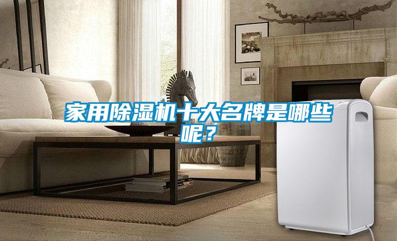 家用除濕機十大名牌是哪些呢？