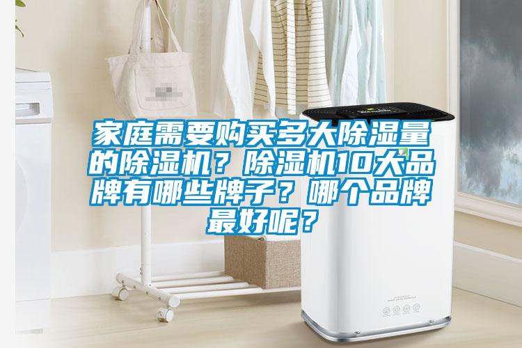 家庭需要購買多大除濕量的除濕機？除濕機10大品牌有哪些牌子？哪個品牌最好呢？