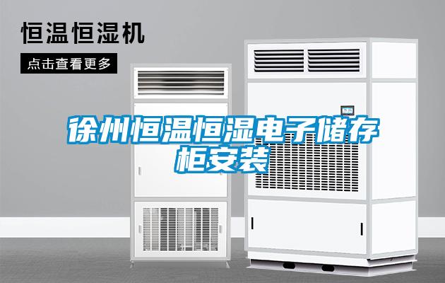 徐州恒溫恒濕電子儲(chǔ)存柜安裝