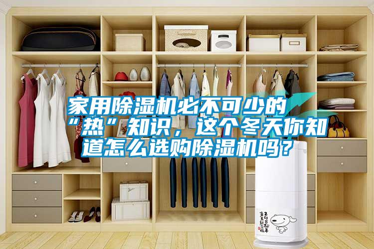 家用除濕機(jī)必不可少的“熱”知識(shí)，這個(gè)冬天你知道怎么選購除濕機(jī)嗎？
