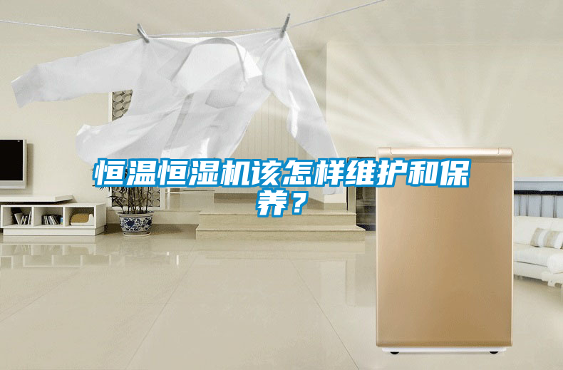 恒溫恒濕機(jī)該怎樣維護(hù)和保養(yǎng)？