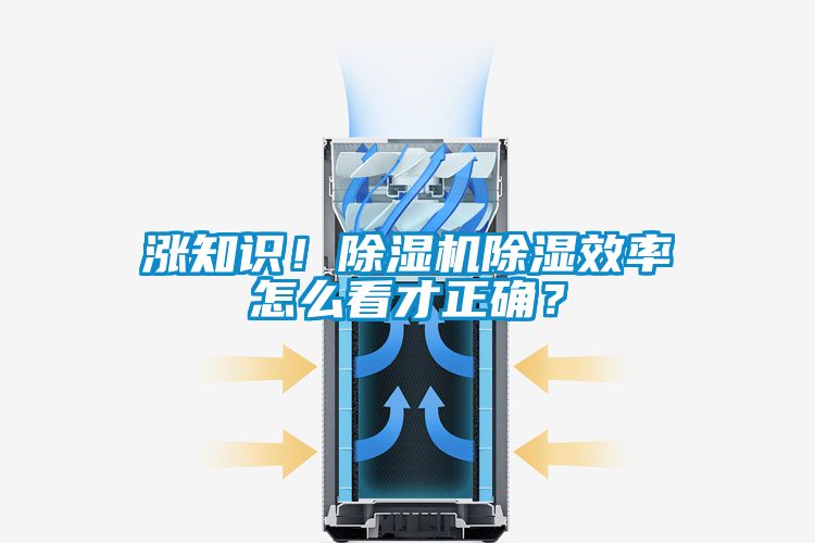 漲知識！除濕機除濕效率怎么看才正確？
