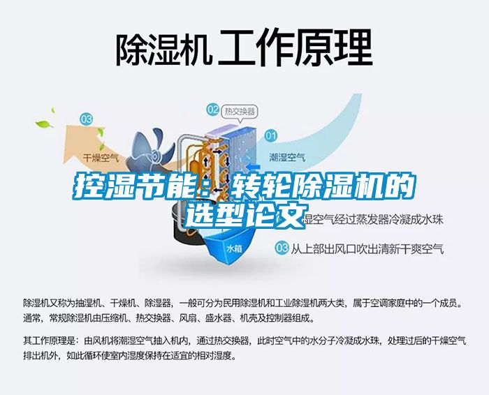控濕節(jié)能：轉(zhuǎn)輪除濕機(jī)的選型論文