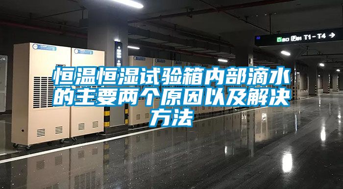 恒溫恒濕試驗(yàn)箱內(nèi)部滴水的主要兩個(gè)原因以及解決方法
