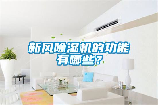 新風(fēng)除濕機(jī)的功能有哪些？