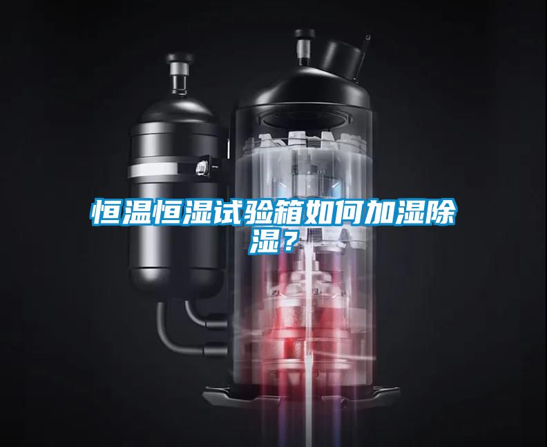 恒溫恒濕試驗(yàn)箱如何加濕除濕？