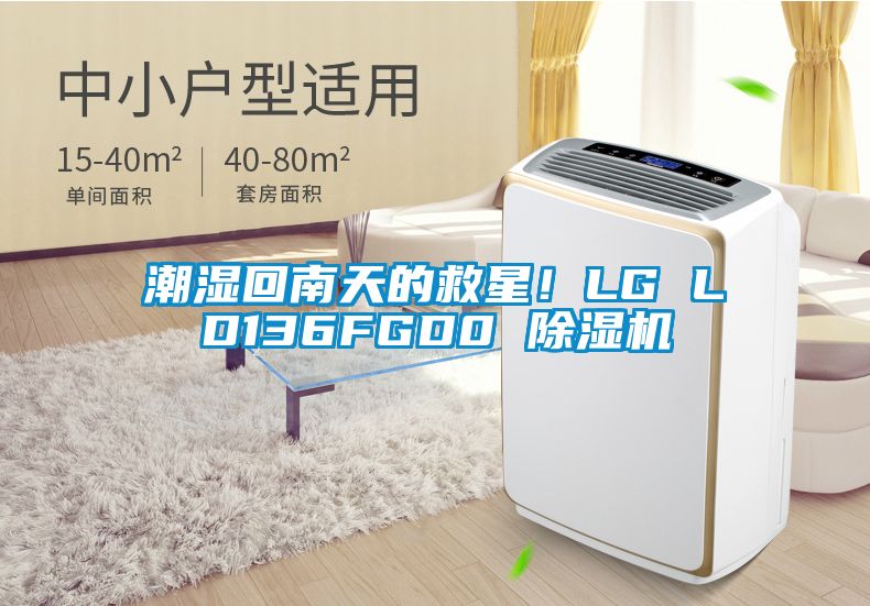 潮濕回南天的救星！LG LD136FGD0 除濕機