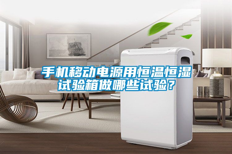 手機移動電源用恒溫恒濕試驗箱做哪些試驗？
