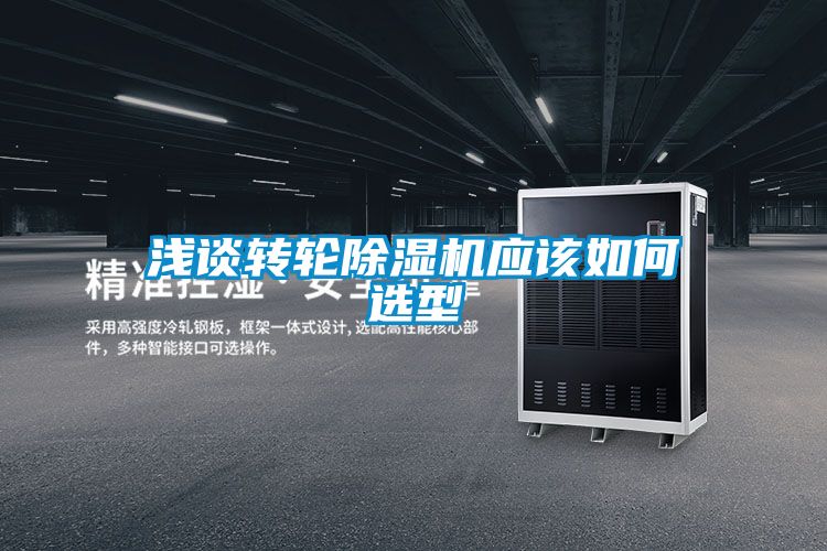 淺談轉(zhuǎn)輪除濕機應(yīng)該如何選型