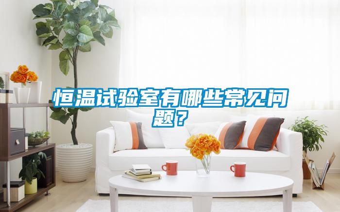 恒溫試驗(yàn)室有哪些常見問題？