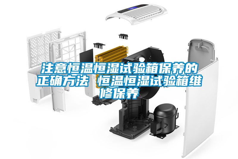 注意恒溫恒濕試驗箱保養(yǎng)的正確方法 恒溫恒濕試驗箱維修保養(yǎng)
