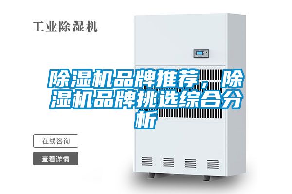 除濕機品牌推薦，除濕機品牌挑選綜合分析