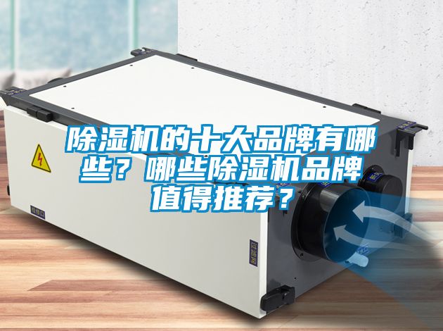 除濕機的十大品牌有哪些？哪些除濕機品牌值得推薦？
