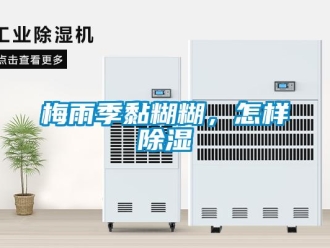 常見問題梅雨季黏糊糊，怎樣除濕