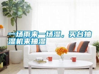 知識百科一場雨來一場濕，買臺抽濕機來抽濕