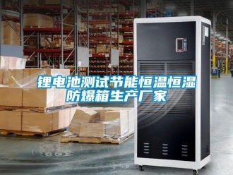 知識百科鋰電池測試節(jié)能恒溫恒濕防爆箱生產(chǎn)廠家