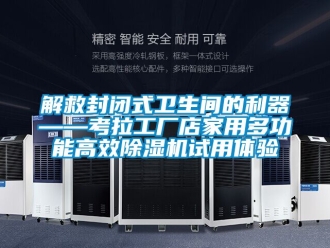 行業新聞解救封閉式衛生間的利器——考拉工廠店家用多功能高效除濕機試用體驗