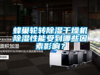 行業新聞蜂巢輪轉除濕干燥機除濕性能受到哪些因素影響？
