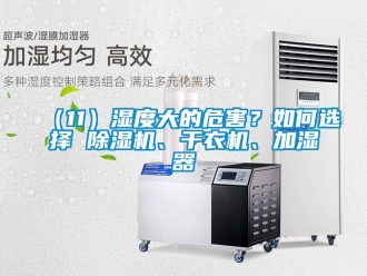 企業新聞（11）濕度大的危害？如何選擇 除濕機、干衣機、加濕器