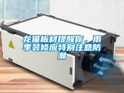 龍貓板材提醒你，雨季裝修應(yīng)特別注意防潮