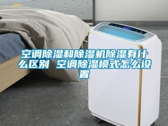 行業新聞空調除濕和除濕機除濕有什么區別 空調除濕模式怎么設置