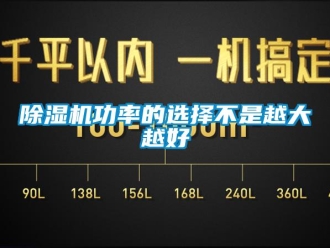 常見問題除濕機功率的選擇不是越大越好