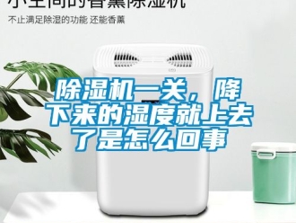 行業新聞除濕機一關，降下來的濕度就上去了是怎么回事