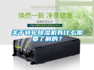 行業(yè)新聞關(guān)于轉(zhuǎn)輪除濕機(jī)有什么需要了解的？