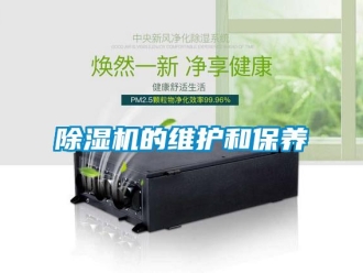 常見問題除濕機的維護和保養