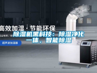 行業(yè)新聞除濕機(jī)黑科技：除濕凈化一體，智能除濕