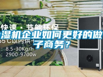 常見問題除濕機企業如何更好的做電子商務？